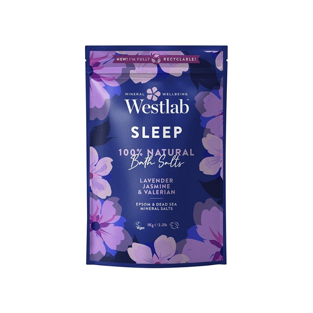 Westlab Sleep Bath Salt with Epsom & Dead Sea Salts 